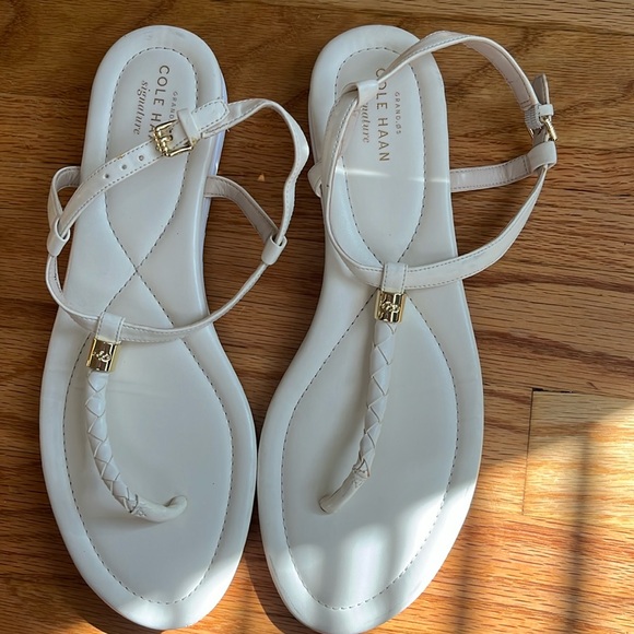 Cole Haan sandles white size 10 - Picture 7 of 12